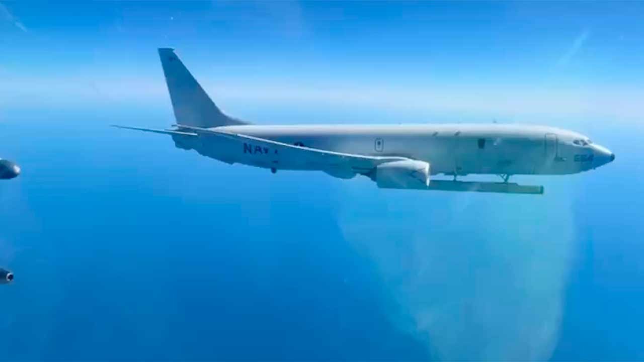 Russische jets fangen us-p-8 poseidon mit geheimem radar über dem schwarzen meer ab