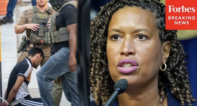 DC Mayor Muriel Bowser Pressed On D.C.'s 'Status As A Sanctuary City' Amid Federal Takeover