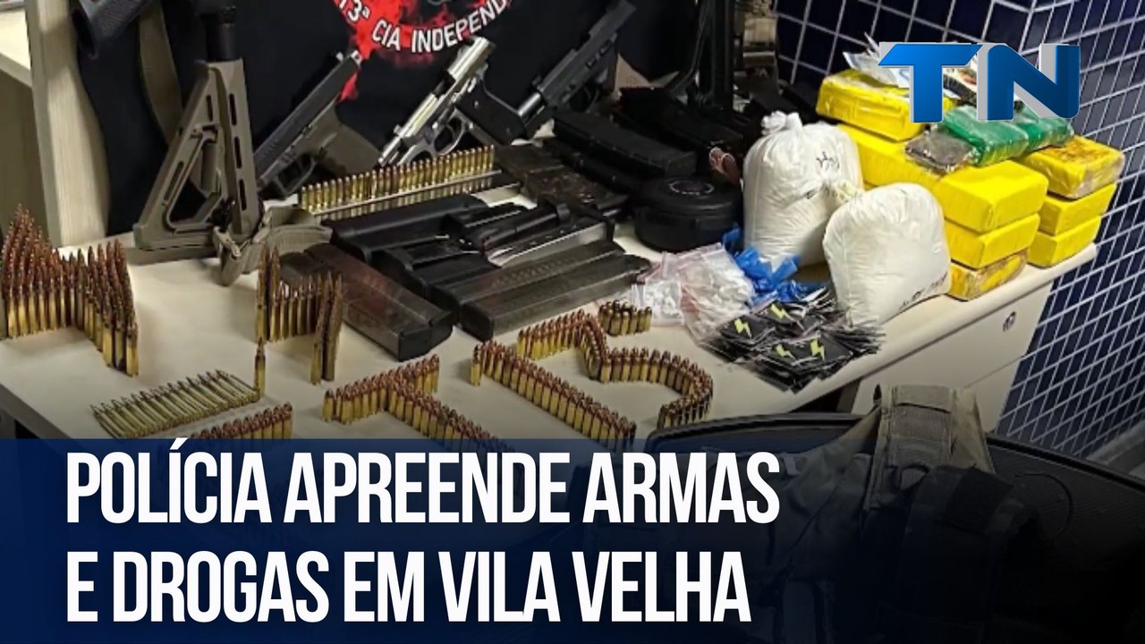 Polícia apreende armas e drogas em Vila Velha