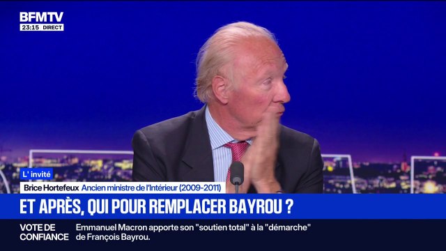 Crise politique: Ce double quinquennat d'Emmanuel Macron restera marqué par deux surprises ratées , estime Brice Hortefeux, ancien ministre de l'Intérieur