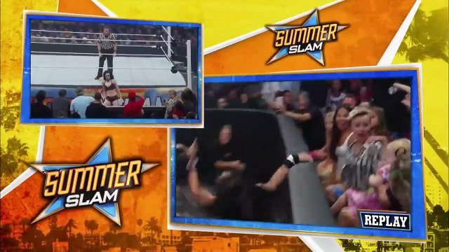 FULL MATCH AJ Lee vs. Paige Divas Title Match SummerSlam 2014