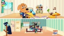 Sheriff in A Snowy Day _ 🌊 WaterCity Mystery _ Police _ Sheriff Labrador _ Kids Cartoon _ BabyBus(720P_HD)