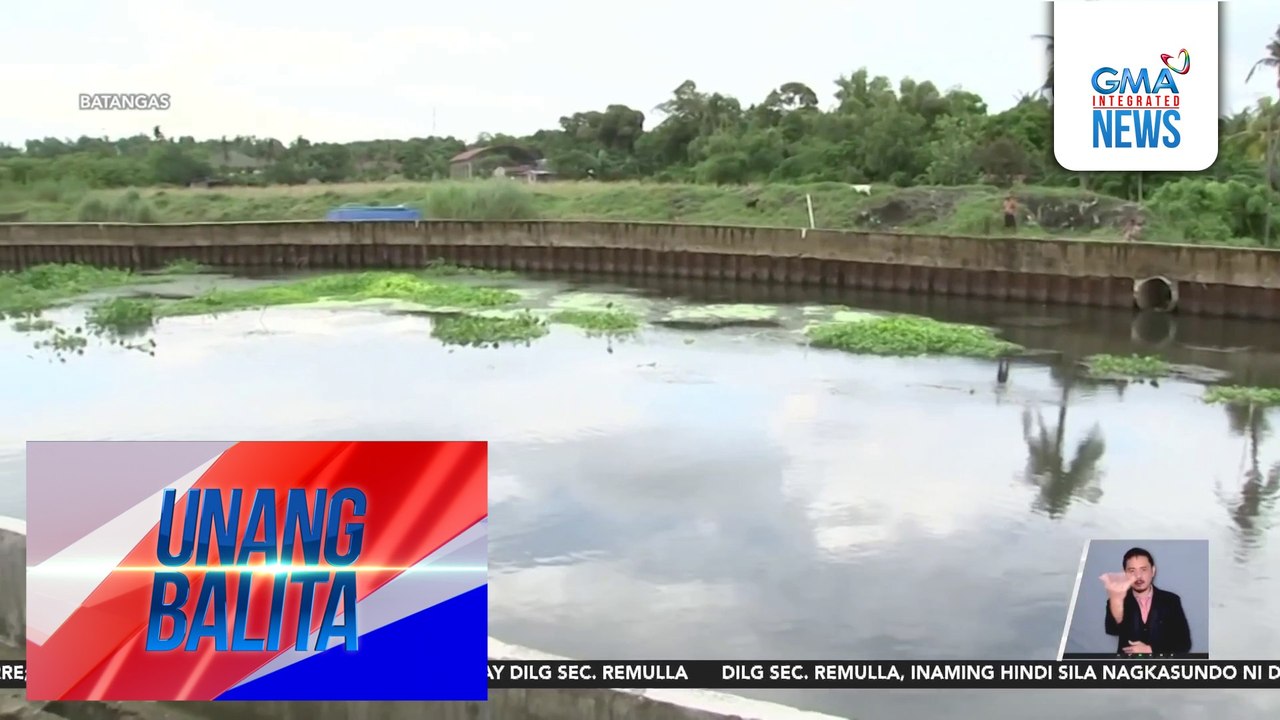 Mga dike sa Pansipit River, sira na at delikadong daanan | Unang Balita ...