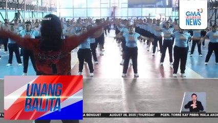 98-day weight loss challenge, inilunsad para sa mga pulis sa Benguet | Unang Balita