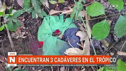 ENCUENTRAN CUERPOS EN CBBA