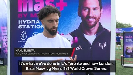 London hopefuls get the chance to meet Messi at Mas+ by Messi 1v1 World event