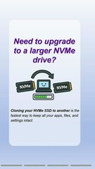 Clone NVMe to NVMe Without Reinstalling