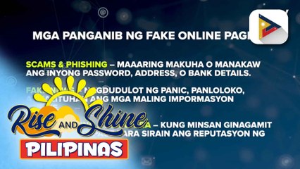 MIL | Ano ang fake online pages scam at paano ito maiiwasan?