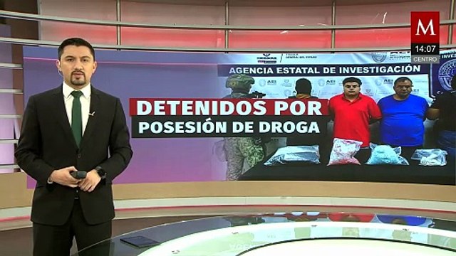 Detienen a dos con cocaína, 'tusi' y fentanilo en Ciudad JuárezA los detenidos les decomisaron un envoltorio con cocaína en piedra, una bolsa con past