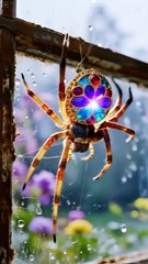 ARANHA COM PEDRAS PRECIOSAS