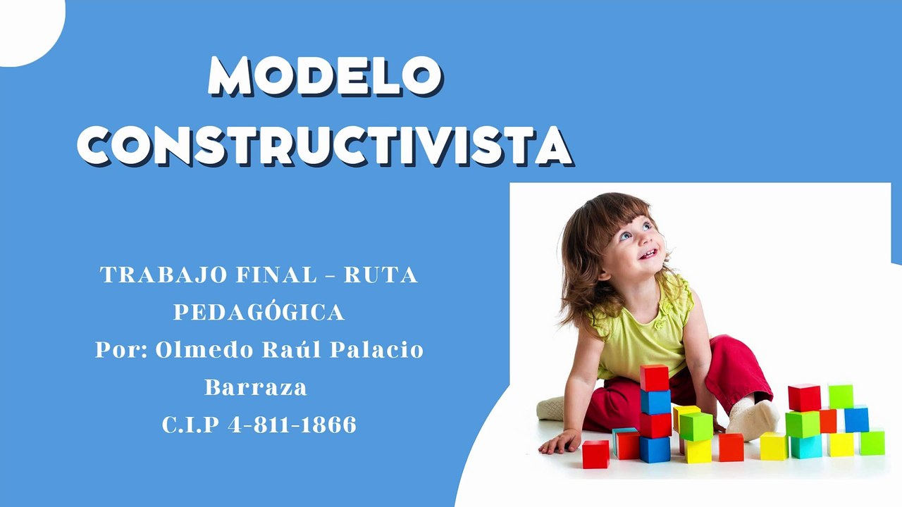MODELO CONSTRUCTIVISTA