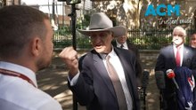 Bob Katter threatens journalist in bizarre anti-immigration spray