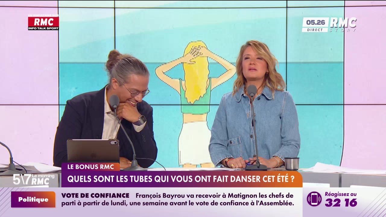 Le bonus RMC : Quels sont les tubes qui vous ont fait danser cet été ? - 28/08