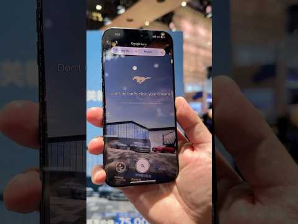 “Don’t let tariffs steal your dreams” 😂 Ford China trolling the US with its own cars.