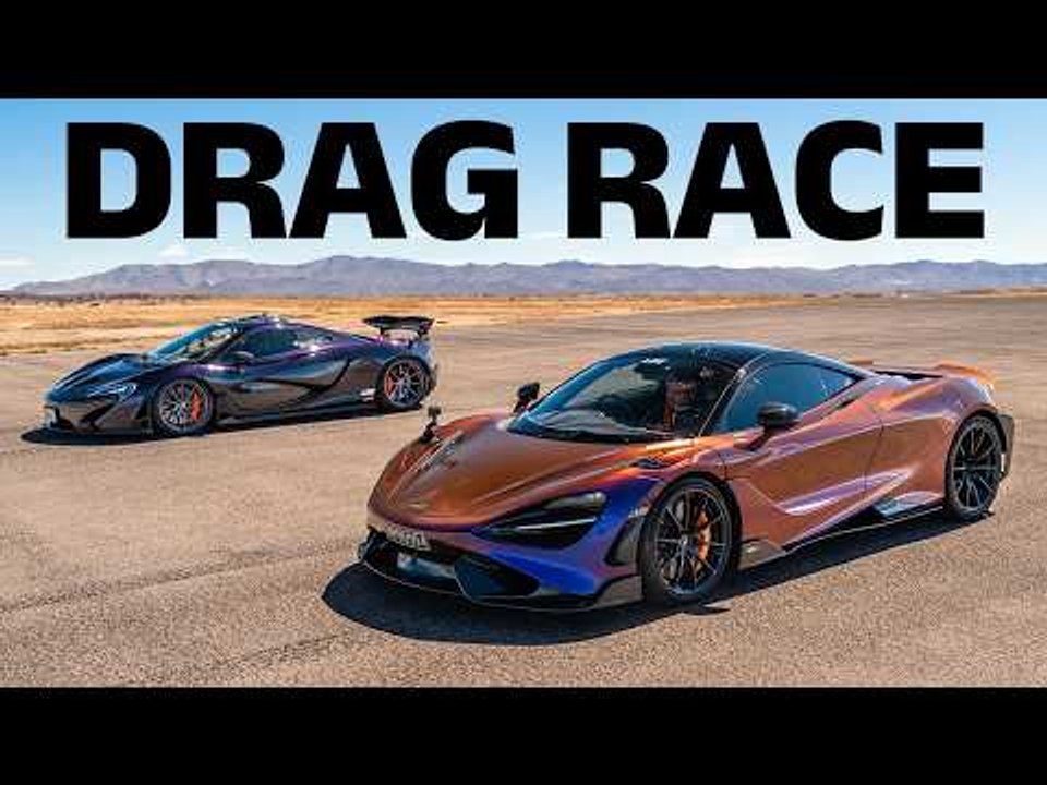 McLaren P1 vs McLaren 765LT DRAG RACE! Hypercar vs supercar!!!