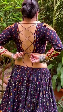 Hot Young Beautiful Indian Women dancing in Colorful Lehenga