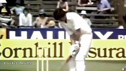 Geoff Miller 63 Not Out vs India Ist Test Match at Edgbaston in 1979