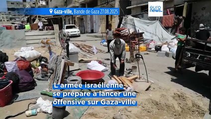 L'armée israélienne qualifie d'"inévitable" l'évacuation de la ville de Gaza