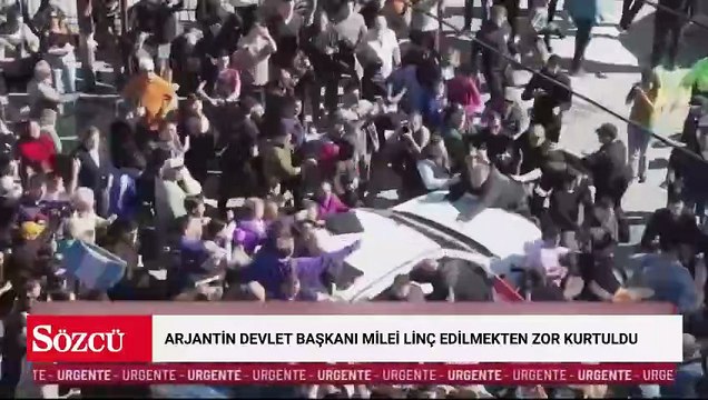 Arjantin Devlet Başkanı Milei linç edilmekten zor kurtuldu