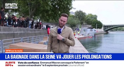 Baignade dans la Seine: prolongation durant tout le mois de septembre à Paris