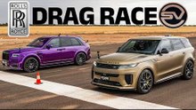 Range Rover vs Rolls-Royce drag race! Manson Cullinan vs Sport SV