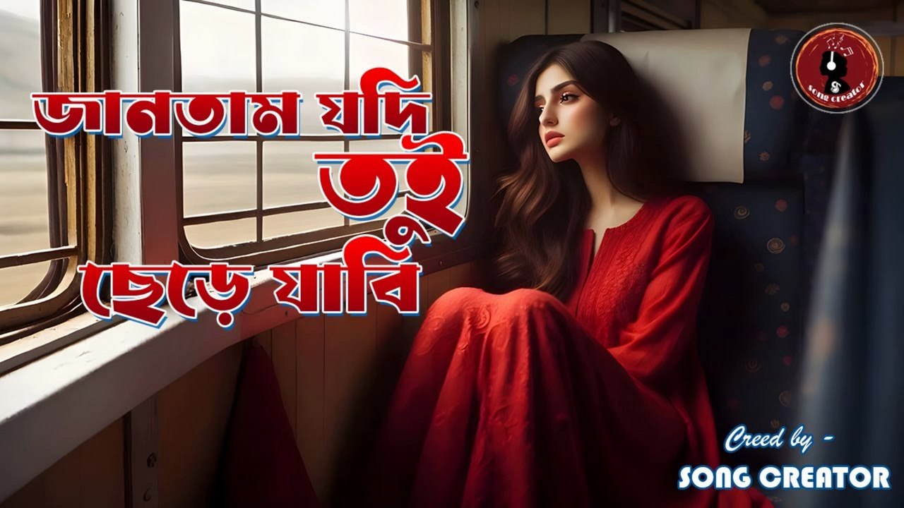 জানতাম যদি তুই ছেড়ে যাবি 💔 | Jantam Jodi Tui Chere Jabi | Bangla Sad Song 2025 🥀 | Heart Touching Dukher Gaan