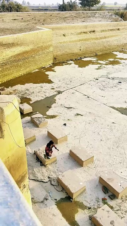 Kids Playing  Dadu Canal  My Village ❤❤  #maxrecords #villagelife #larkana #sindh #pakistan