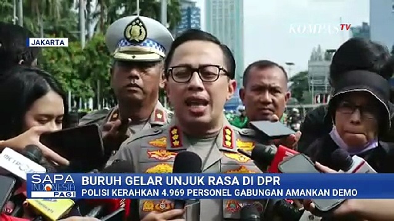 [LIVE] Buruh Gelar Demo di DPR, Tuntut Hapus Outsourcing dan Tolak Upah Murah | SAPA PAGI