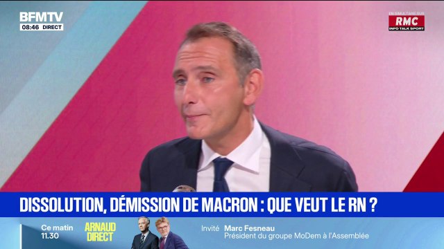 Laurent Jacobelli (RN): La meilleure des solutions, c'est le départ d'Emmanuel Macron