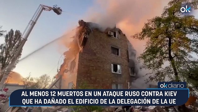 Al menos ocho muertos en un nuevo ataque con drones y misiles de Rusia contra Kiev