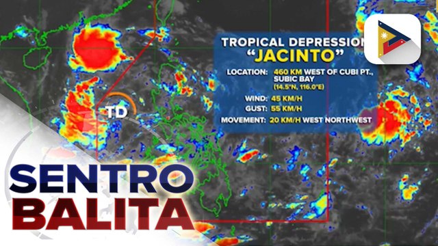 LPA sa West Phl Sea, naging bagyo at pinangalanang #JacintoPH ; habagat, nagpapaulan pa rin sa ilang bahagi ng bansa