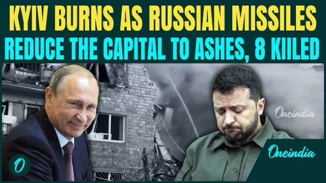 BREAKING: Russia Launches Massive Night-Time Attack On Kyiv Killing 8 And Injuring Dozens