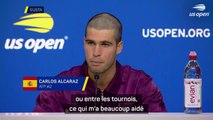 US Open - Alcaraz : “J’ai pris des jours entre les tournois, ça me permet d’être plus régulier”