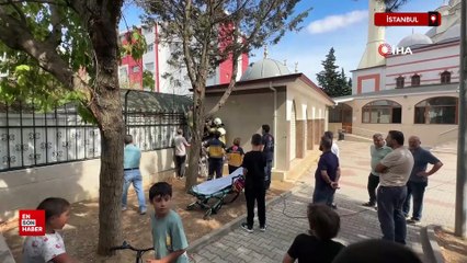 İstanbul'da bir çocuk, koluna saplanan demirle hastaneye kaldırıldı