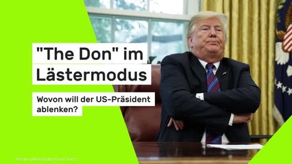 "The Don" im Lästermodus - wovon will der US-Präsident ablenken?