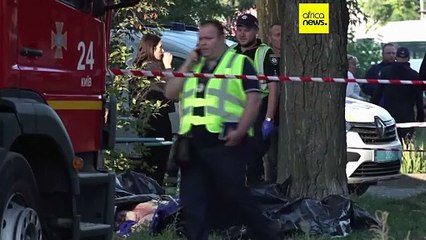 At least 10 people dead and 48 wounded in mass drone and missile strike on Kyiv