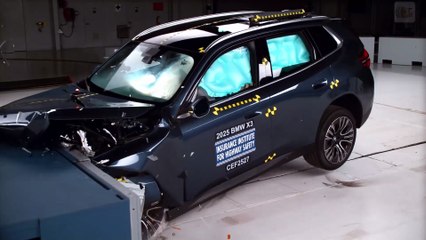 BMW X3 2025 IIHS Crashtest – SUV überzeugt mit Top-Sicherheitswerten