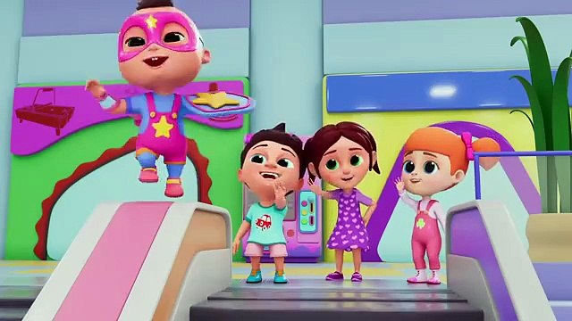 Escalator Safety for Kids 🚸 | Superhero Baby Teaches Safety Rules | Educational Videos For Kids!