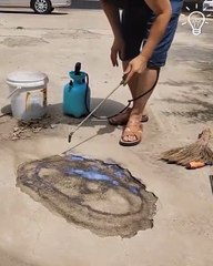 How to fill holes one on the ground!