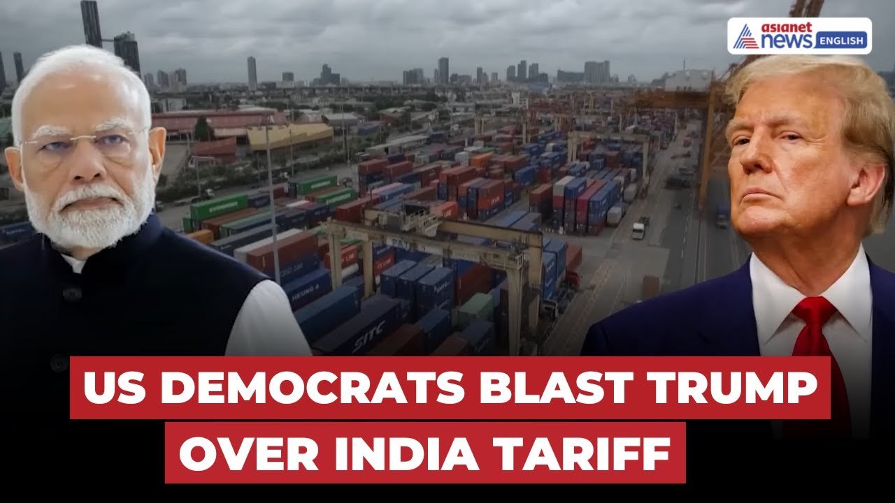 US House Democrats SLAM Trump Over India Oil Tariff