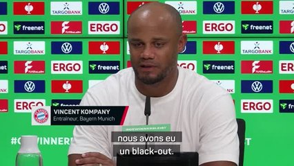 Bayern Munich - Kompany parle d'un "black-out" après la victoire difficile contre une D3