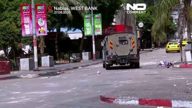 Израильские силы проводят рейд в городе Наблус на Западном берегу Иордана