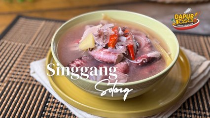 Singgang Sotong Ala Pantai Timur, Menu Simple Tapi Power!