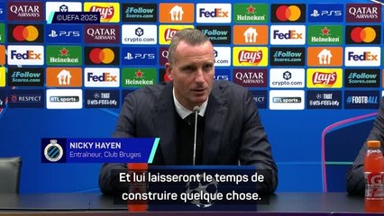 Bruges - Après la victoire 6-0, le coach soutient son homologue des Rangers