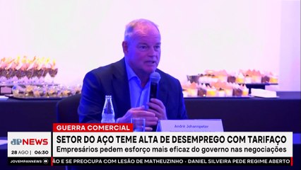 Setor do aço teme desemprego e cobra do governo ações contra o tarifaço