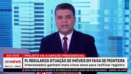 Câmara prorroga prazo para regularizar imóveis em faixa de fronteira