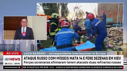 Ataque russo com mísseis deixa 14 mortos e dezenas de feridos na Ucrânia
