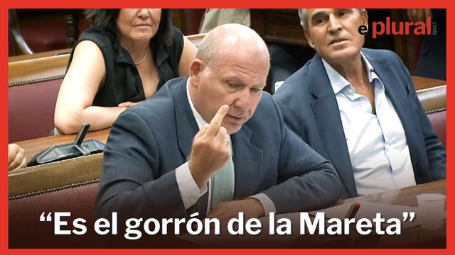 Senador del PP llama gorrón de la Mareta a Pedro Sánchez en la comisión por los incendios