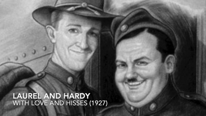 Laurel and Hardy in With Love and Hisses (1927 Silent Comedy)