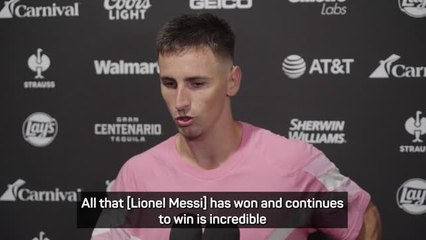 Inter Miami laud 'best in history' Messi